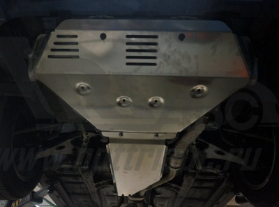 Subaru Forester (13–) Защита картера и КПП, алюминий (V-2.0Turbo, АКПП)